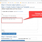 csv to xml translation step 2